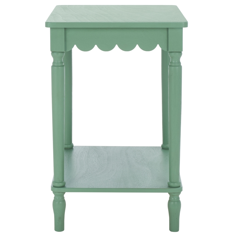 Safavieh Haven Wood Accent Table in Sage