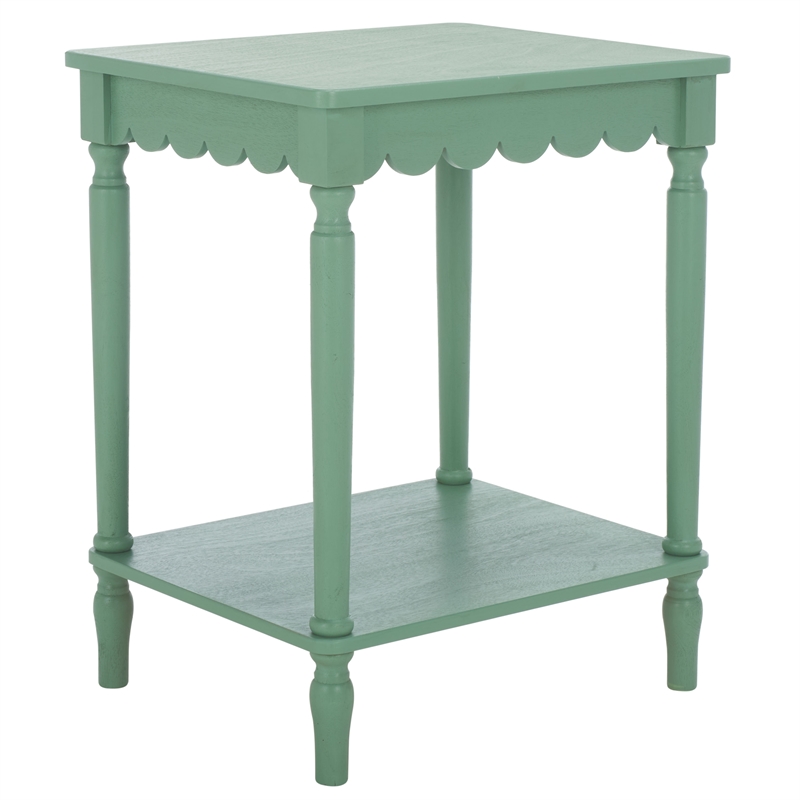 Safavieh Haven Wood Accent Table in Sage