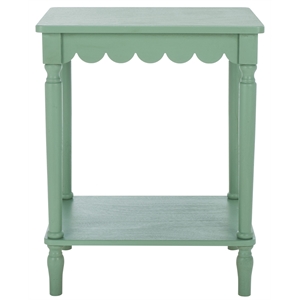 Safavieh Haven Wood Accent Table in Sage