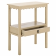 Safavieh Haven Wood Low Drawer Accent Table in Natural