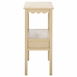 Safavieh Haven Wood Low Drawer Accent Table in Natural