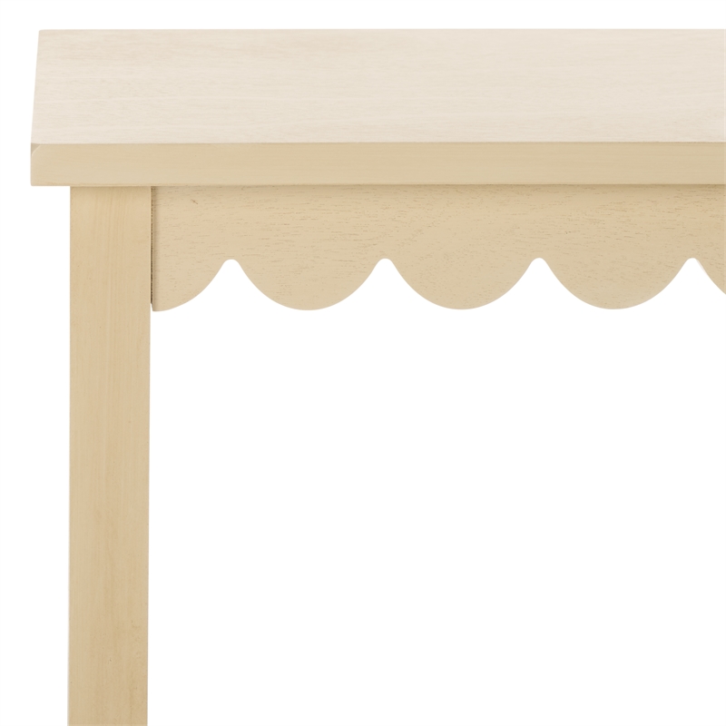 Safavieh Haven Wood Low Drawer Accent Table in Natural
