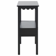 Safavieh Haven Wood Low Drawer Accent Table in Matte Black