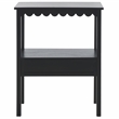 Safavieh Haven Wood Low Drawer Accent Table in Matte Black