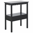 Safavieh Haven Wood Low Drawer Accent Table in Matte Black