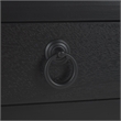 Safavieh Haven Wood Low Drawer Accent Table in Matte Black
