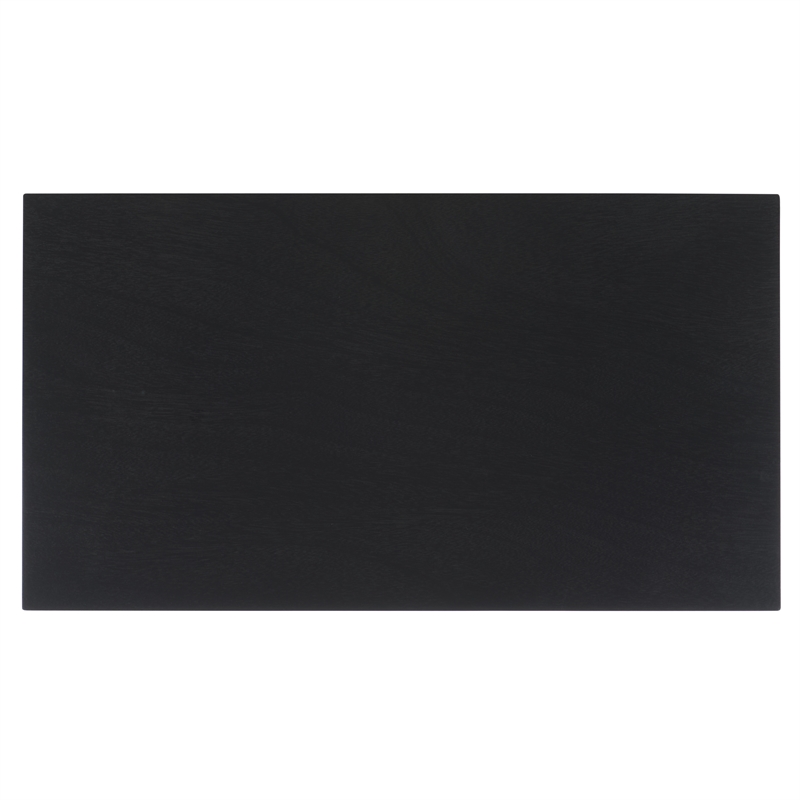 Safavieh Haven Wood Low Drawer Accent Table in Matte Black