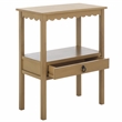 Safavieh Haven Wood Low Drawer Accent Table in Brown