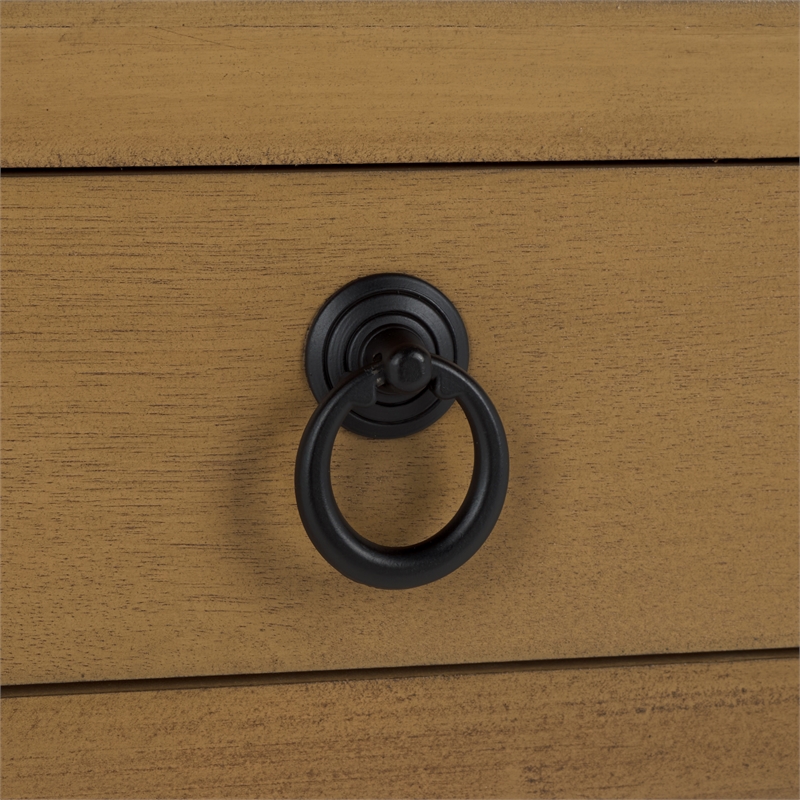 Safavieh Haven Wood Low Drawer Accent Table in Brown