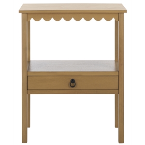 Safavieh Haven Wood Low Drawer Accent Table in Brown