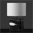 Safavieh Zahra Marble and Iron Table Lamp in Black / White