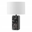 Safavieh Zahra Marble and Iron Tall Table Lamp in Black / White