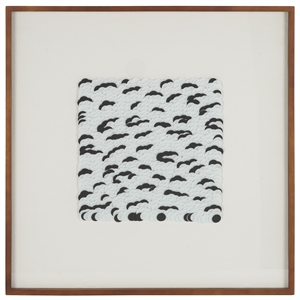 Safavieh Nova Wood Framed Wall Art in Brown