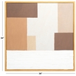 Safavieh Neutral Location Wood Framed Mixed Media Art in Brown/Off White