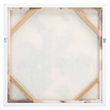Safavieh Coffee Cake Wood and Iron Framed Linen Canvas in Brown/Cream