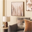Safavieh Pick Up Sticks Wood and Iron Framed Linen Canvas in Brown/Cream