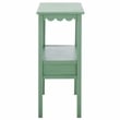 Safavieh Haven Wood Low Drawer Accent Table in Sage