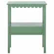 Safavieh Haven Wood Low Drawer Accent Table in Sage