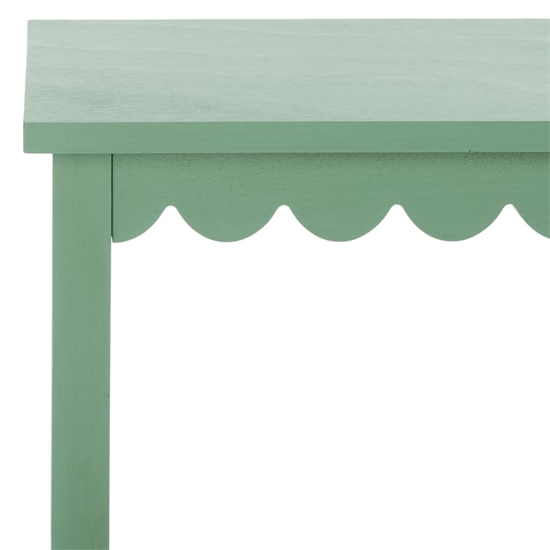 Safavieh Haven Wood Low Drawer Accent Table in Sage