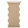 Safavieh Lilith Wavy Wood Accent Table in Natural