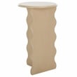 Safavieh Lilith Wavy Wood Accent Table in Natural