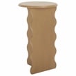 Safavieh Lilith Wavy Wood Accent Table in Brown