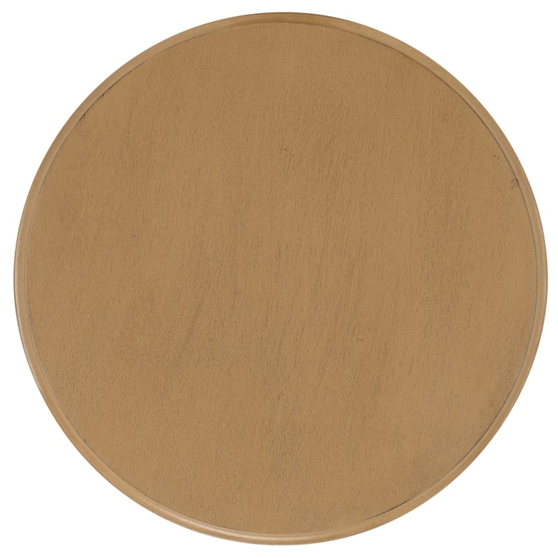 Safavieh Lilith Wavy Wood Accent Table in Brown