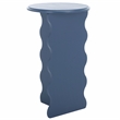Safavieh Lilith Wavy Wood Accent Table in Blue
