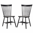Safavieh Parker Wood Spindle Dining Chair (Set Of 2) in Matte Black