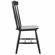 Safavieh Parker Wood Spindle Dining Chair (Set Of 2) in Matte Black