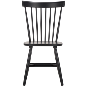 Safavieh Parker Wood Spindle Dining Chair (Set Of 2) in Matte Black