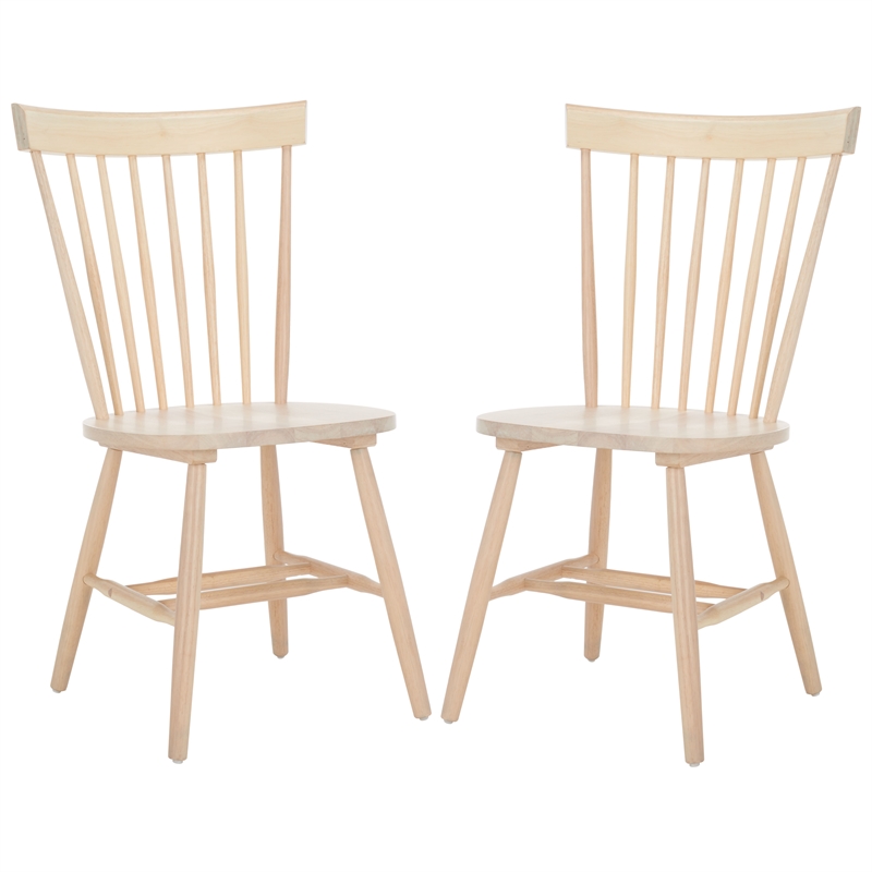 Safavieh Parker Wood Spindle Dining Chair (Set Of 2) in White