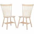 Safavieh Parker Wood Spindle Dining Chair (Set Of 2) in White