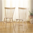 Safavieh Parker Wood Spindle Dining Chair (Set Of 2) in White