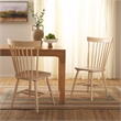 Safavieh Parker Wood Spindle Dining Chair (Set Of 2) in White