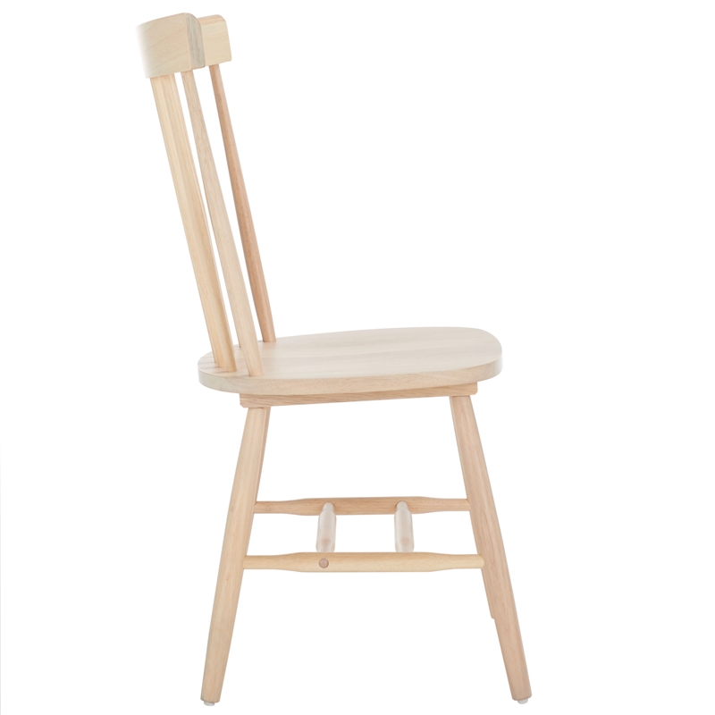 Safavieh Parker Wood Spindle Dining Chair (Set Of 2) in White