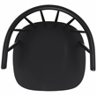 Safavieh Blanchard Wood Side Chair in Matte Black