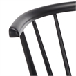 Safavieh Blanchard Wood Side Chair in Matte Black