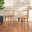 Safavieh Blanchard Wood Side Chair in Amber