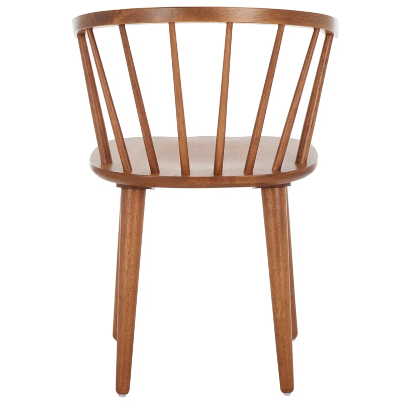 Safavieh Blanchard Wood Side Chair in Amber