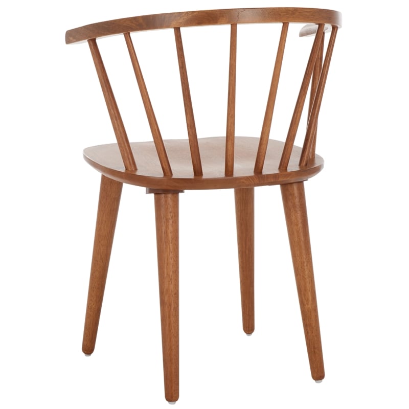 Safavieh Blanchard Wood Side Chair in Amber