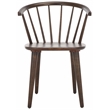 Safavieh Blanchard Wood Side Chair in Dark Walnut
