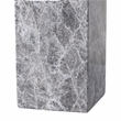 Safavieh Poloma Square Marble and Iron Table Lamp in Gray / White