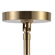 Safavieh Raphaela Glass and Iron Globe Chandelier in Gold / White