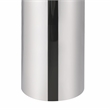 Safavieh Chadric Travertine and Iron Lamp in Silver / White