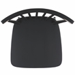 Safavieh Winona Wood and Steel Spindle Back Dining Chair in Matte Black