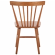 Safavieh Winona Wood and Steel Spindle Back Dining Chair in Brown
