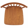 Safavieh Winona Wood and Steel Spindle Back Dining Chair in Brown