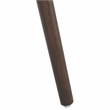 Safavieh Winona Wood and Steel Spindle Back Dining Chair in Dark Walnut