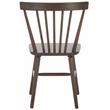 Safavieh Winona Wood and Steel Spindle Back Dining Chair in Dark Walnut